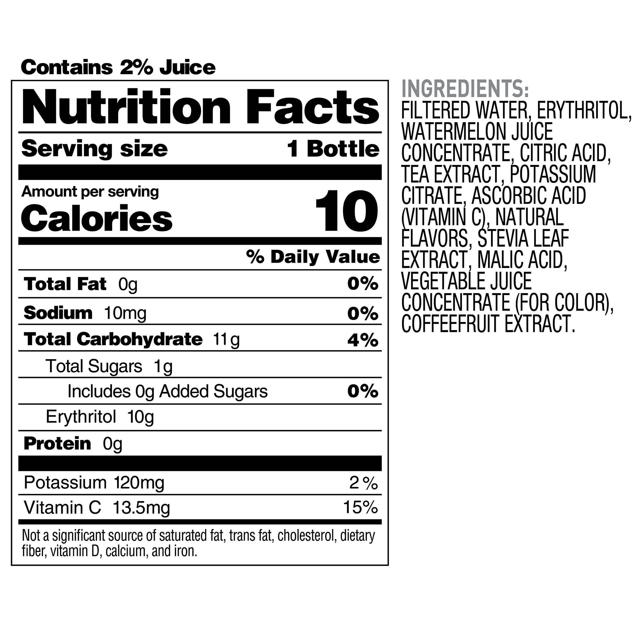 Bai cap and neck detail showing resealable top for on-the-go sipping