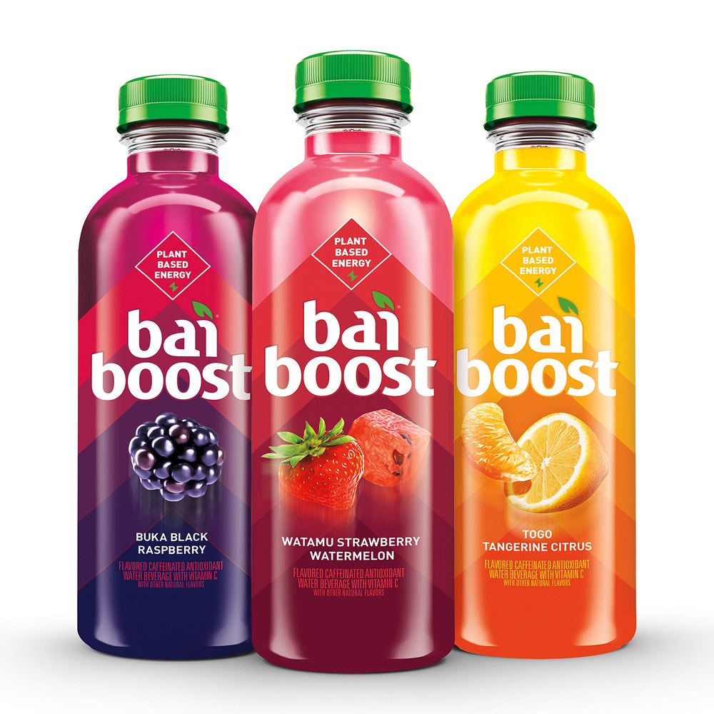 Bai bottle in outdoor setting to show active lifestyle refreshment and energy