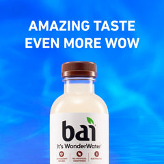 Bai Molokai Coconut bottle cap detail emphasizing resealable convenience and portability