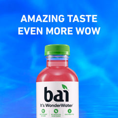 Bai Simbu Strawberry poured into a glass for clear visual refreshment