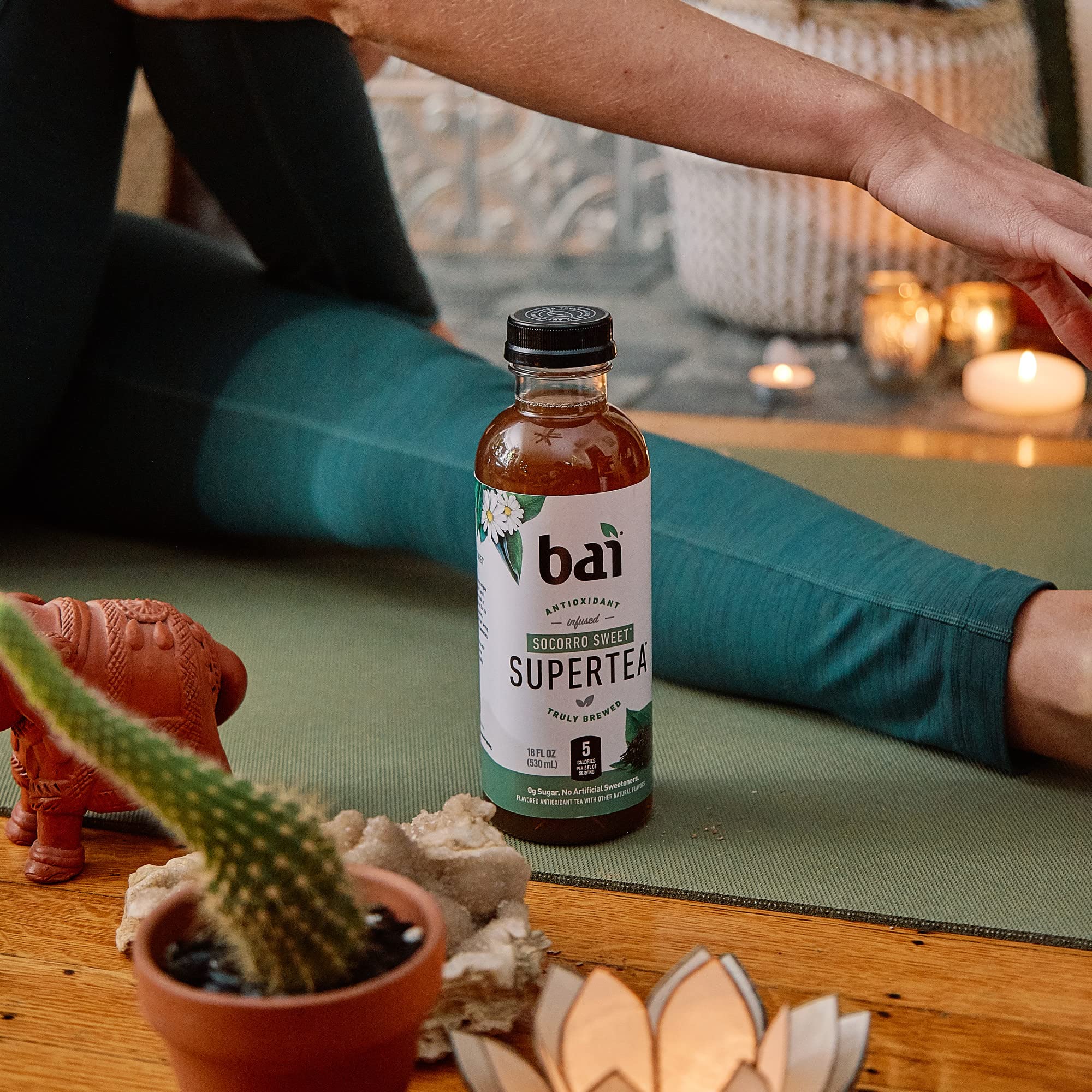 Bai Socorro Sweet twelve-pack stacked for storage and pantry-friendly convenience