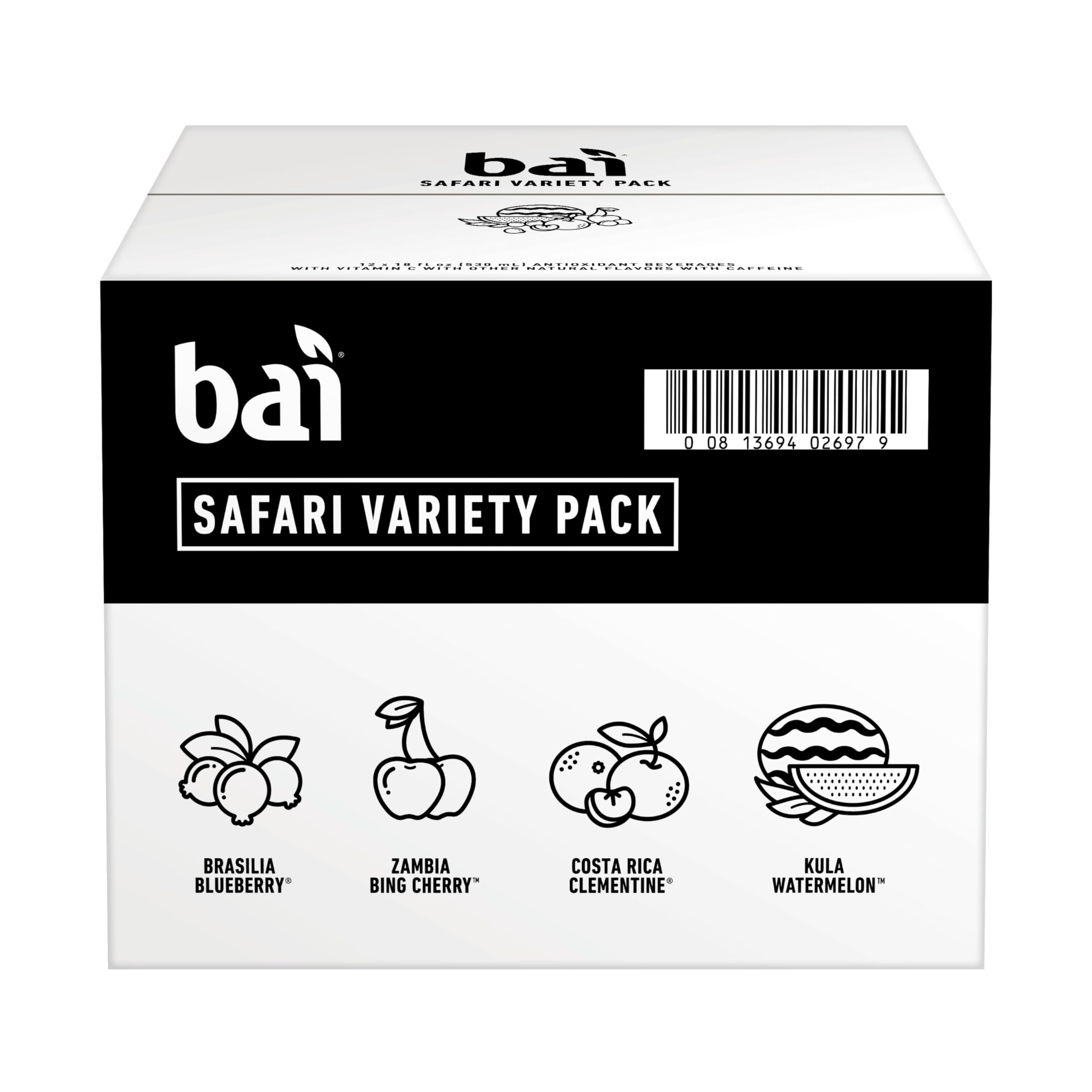 Bai Zambia Bing Cherry bottle with bold cherry appearance and electrolyte note