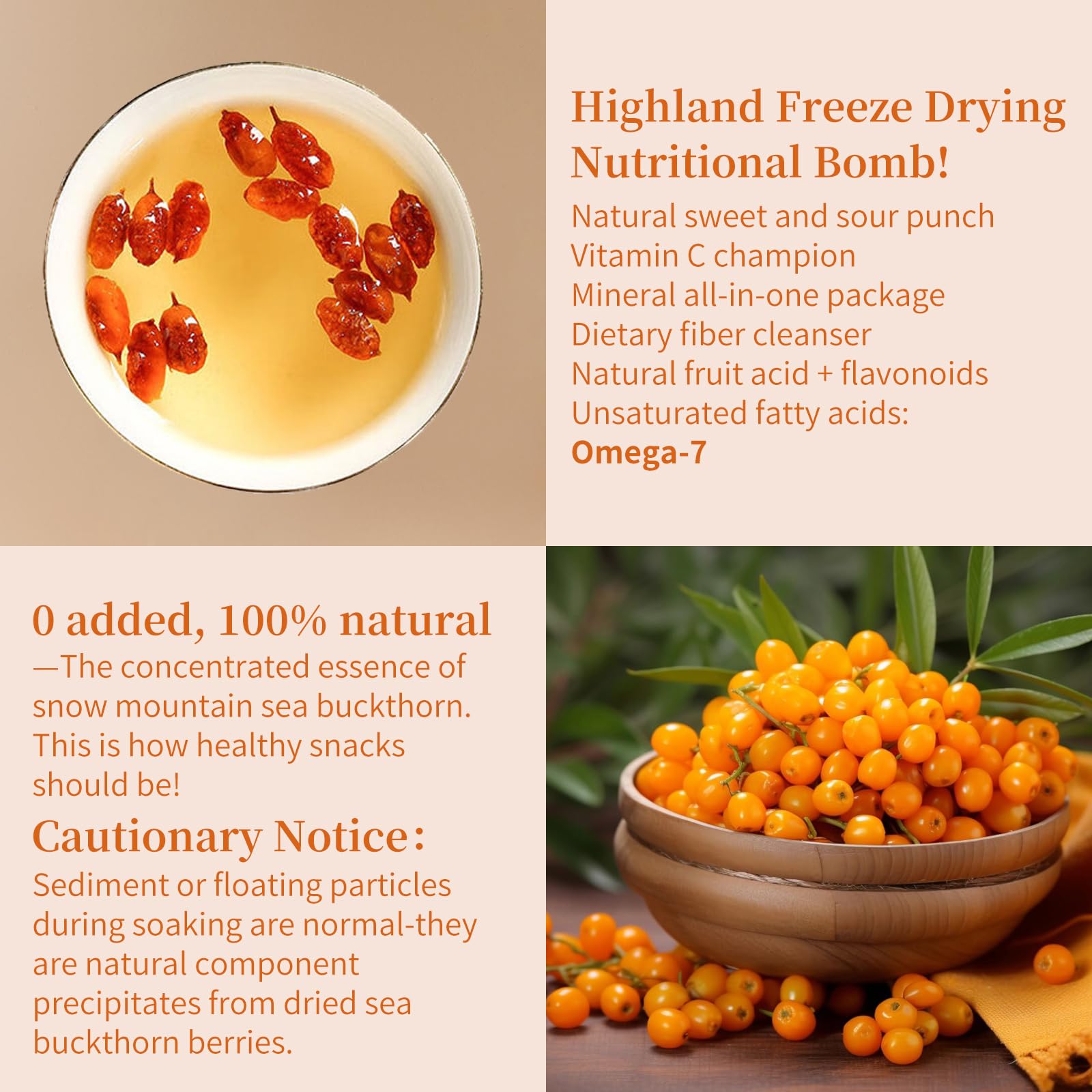 BaiHuaTang berries on a spoon for scale highlighting portion size and whole fruit