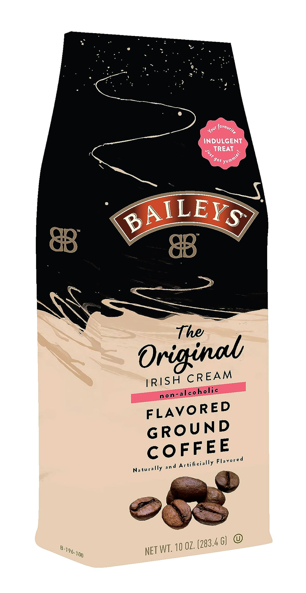 White Coffee Baileys front packaging 10 oz bag showing creamy Irish-cream flavor benefit