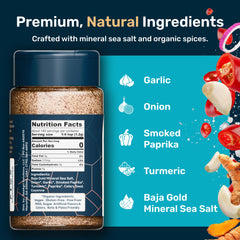 Baja Gold close-up of granules showing texture and organic spices