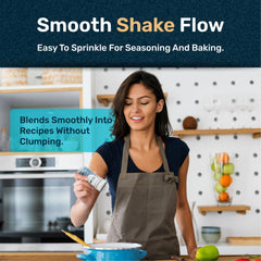 Baja Gold shaker in a kitchen setting highlighting convenience and everyday use