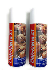 Bak-klene front packaging shows dual 14oz cans and product benefits