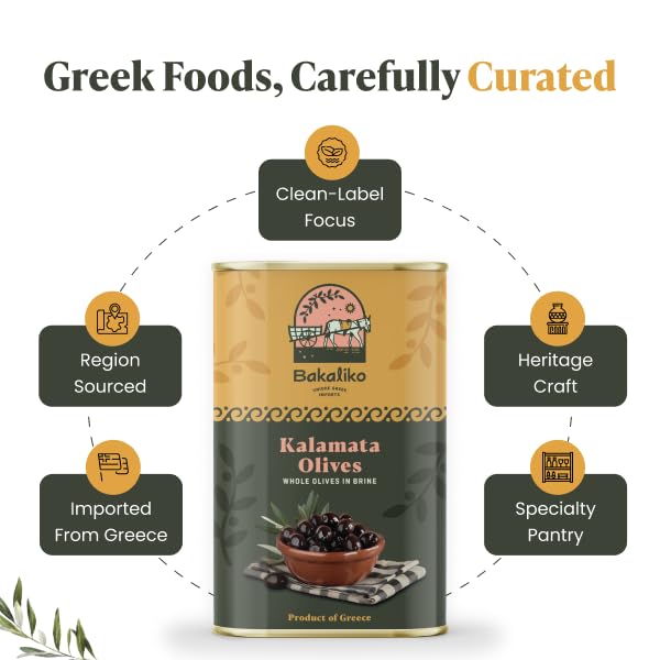 Close-up of Bakaliko Kalamata olive texture revealing firm tender flesh