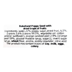 Bakalland poppy seed filling spread on pastry showcasing smooth texture and flavor