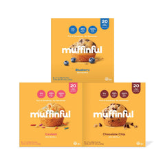 Bakeful front packaging showing 15 four-pack variety box and convenience