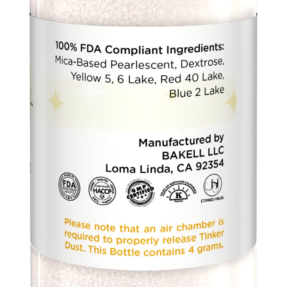 Bakell Ivory Tinker Dust in kitchen setting demonstrating easy use for bakers