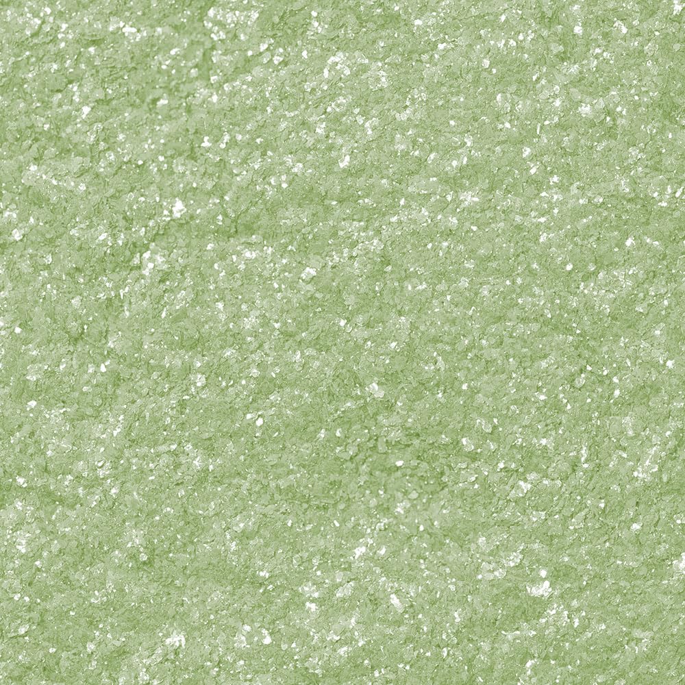 Bakell Leaf Green glitter swirling in cocktail displaying eye-catching beverage shimmer