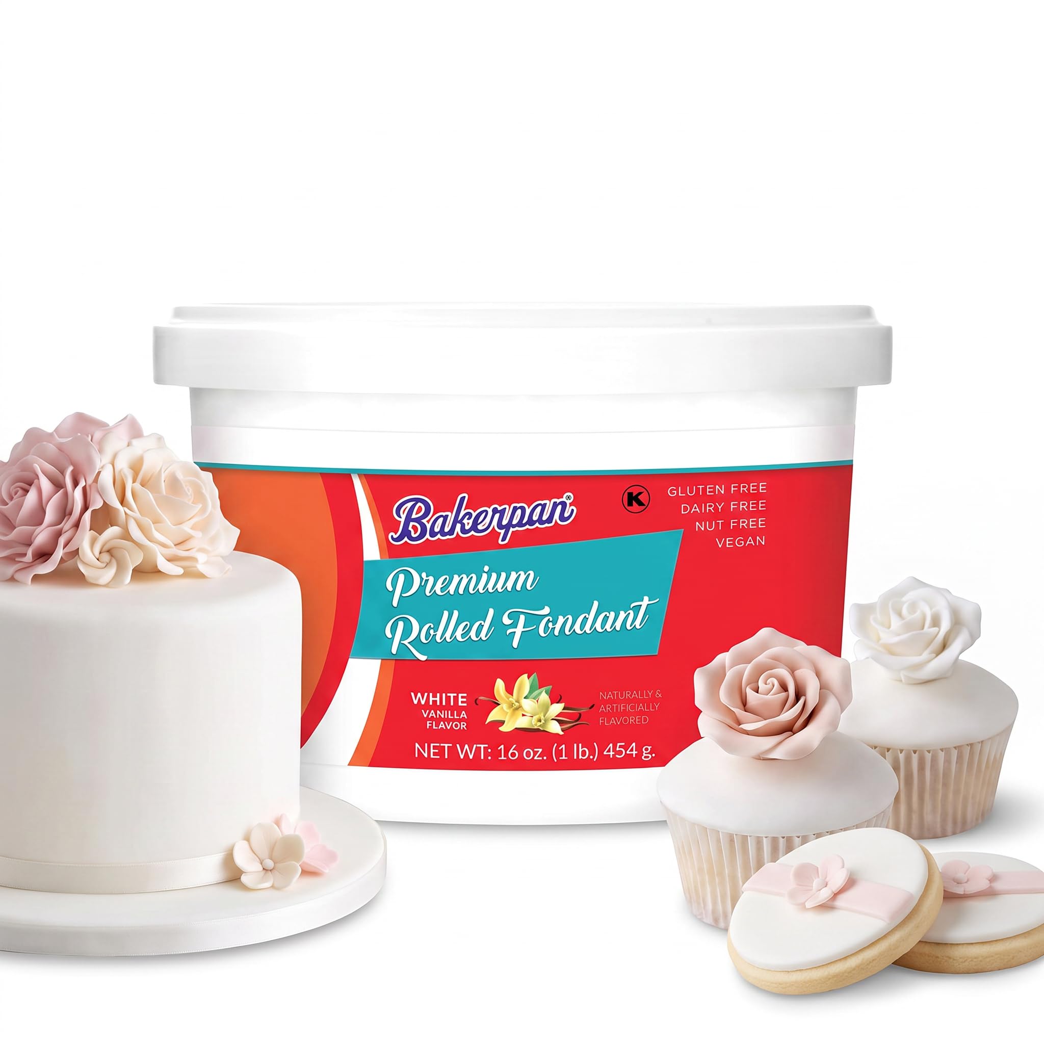 Bakerpan front packaging showing product and weight for quick identification and trust