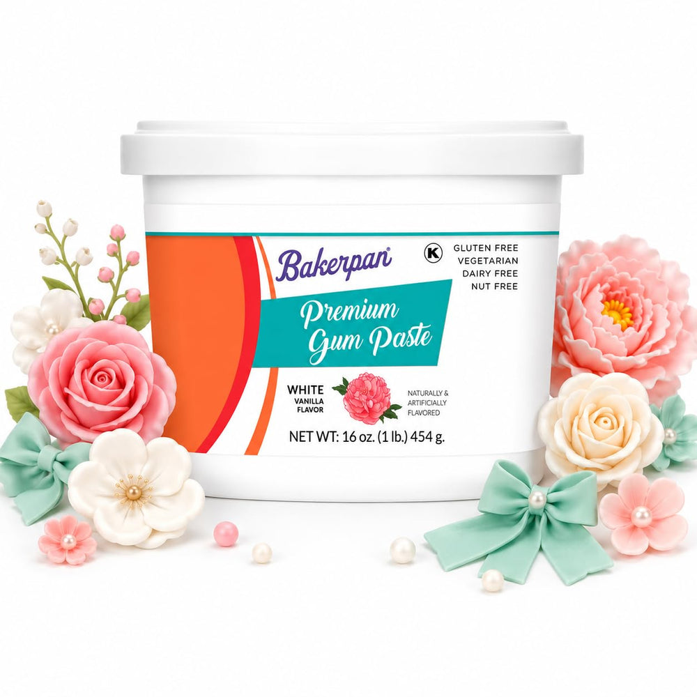 Bakerpan front tub showing label and product weight for easy identification