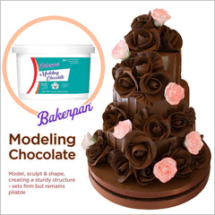Bakerpan rolled thin sheet of white modeling chocolate enabling delicate petals