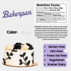Bakerpan sculpted figure detail showing crisp edges and pliability for precise decorating