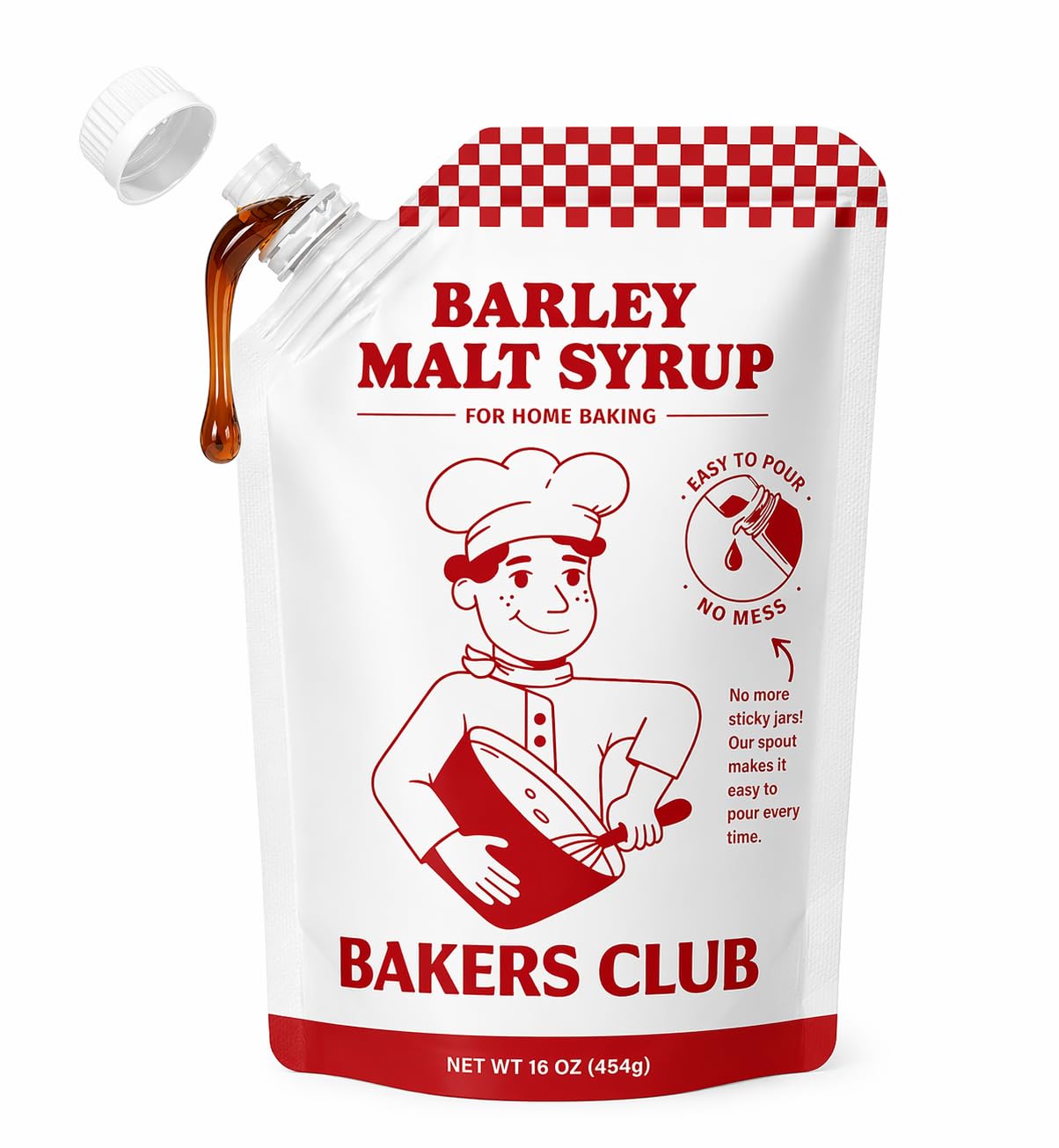 BAKERS CLUB front packaging showing syrup and ingredient clarity