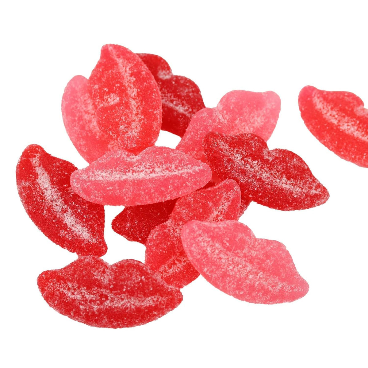 BAKERS CLUB front pouch showing 1 lb resealable bag and bright lip gummies for freshness