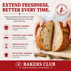Bakers Club being added to dough bowl while mixing, benefit: improved dough handling