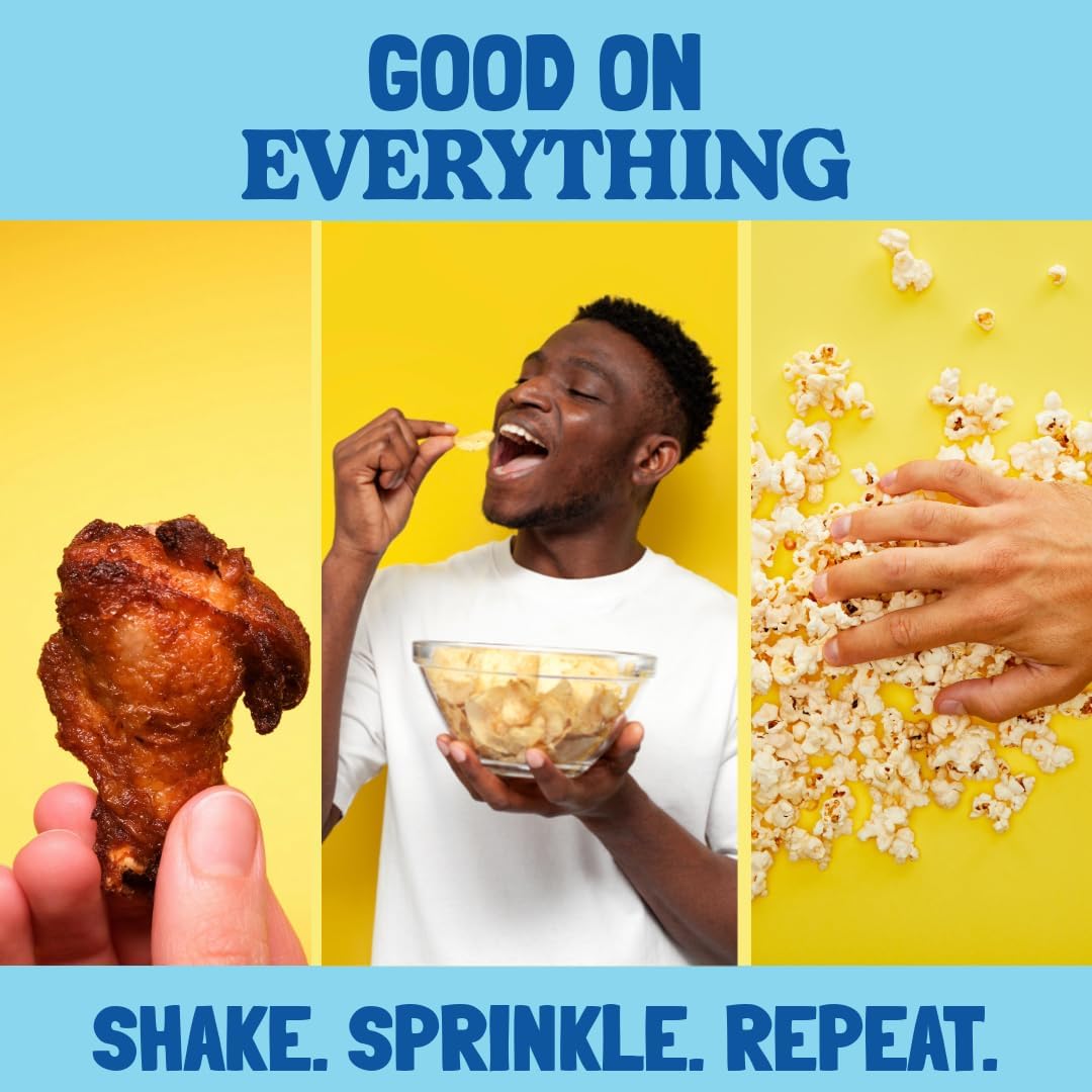 BAKERS CLUB sprinkled on popcorn adding tangy snacking benefit