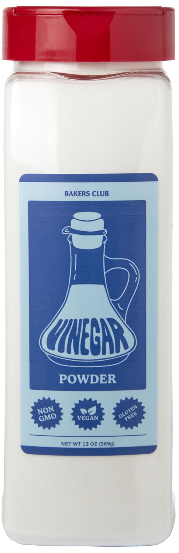 Bakers Club jar front view shows label and 13oz size, emphasizing value