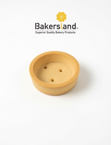 Bakersland tart shells next to ruler for size clarity and consistent portions