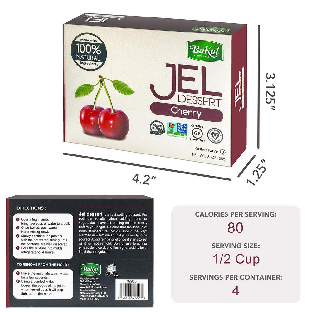 Bakol ingredient label view highlighting natural ingredients and certifications