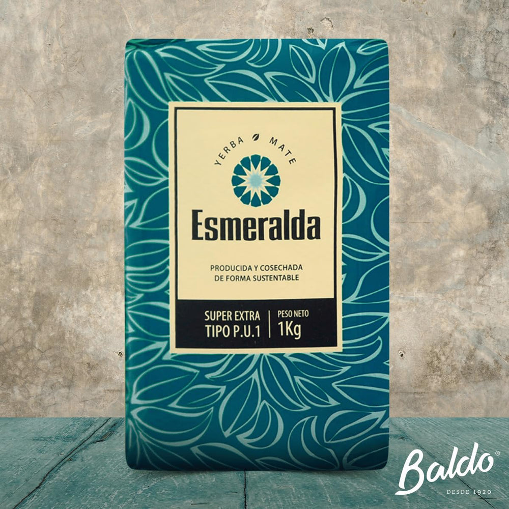 baldo esmeralda leaf texture close-up revealing pale green fine grind and rich aroma