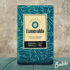 baldo esmeralda leaf texture close-up revealing pale green fine grind and rich aroma