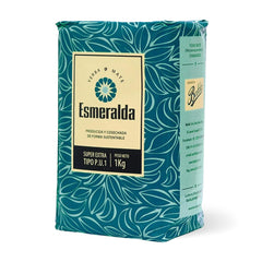 baldo esmeralda front packaging showing 1kg bag and premium branding, highlights quality