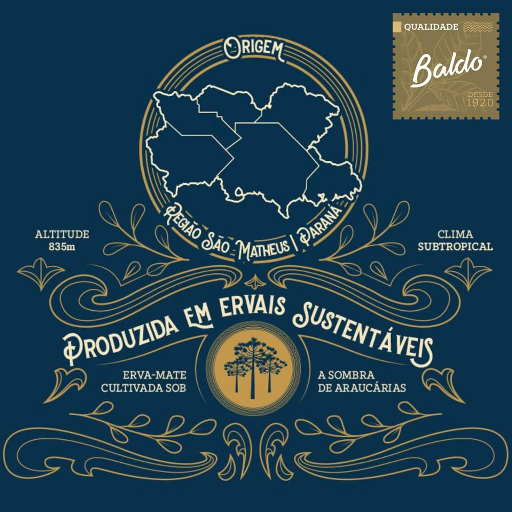 baldo esmeralda package label close-up showing blend type and origin for informed choice