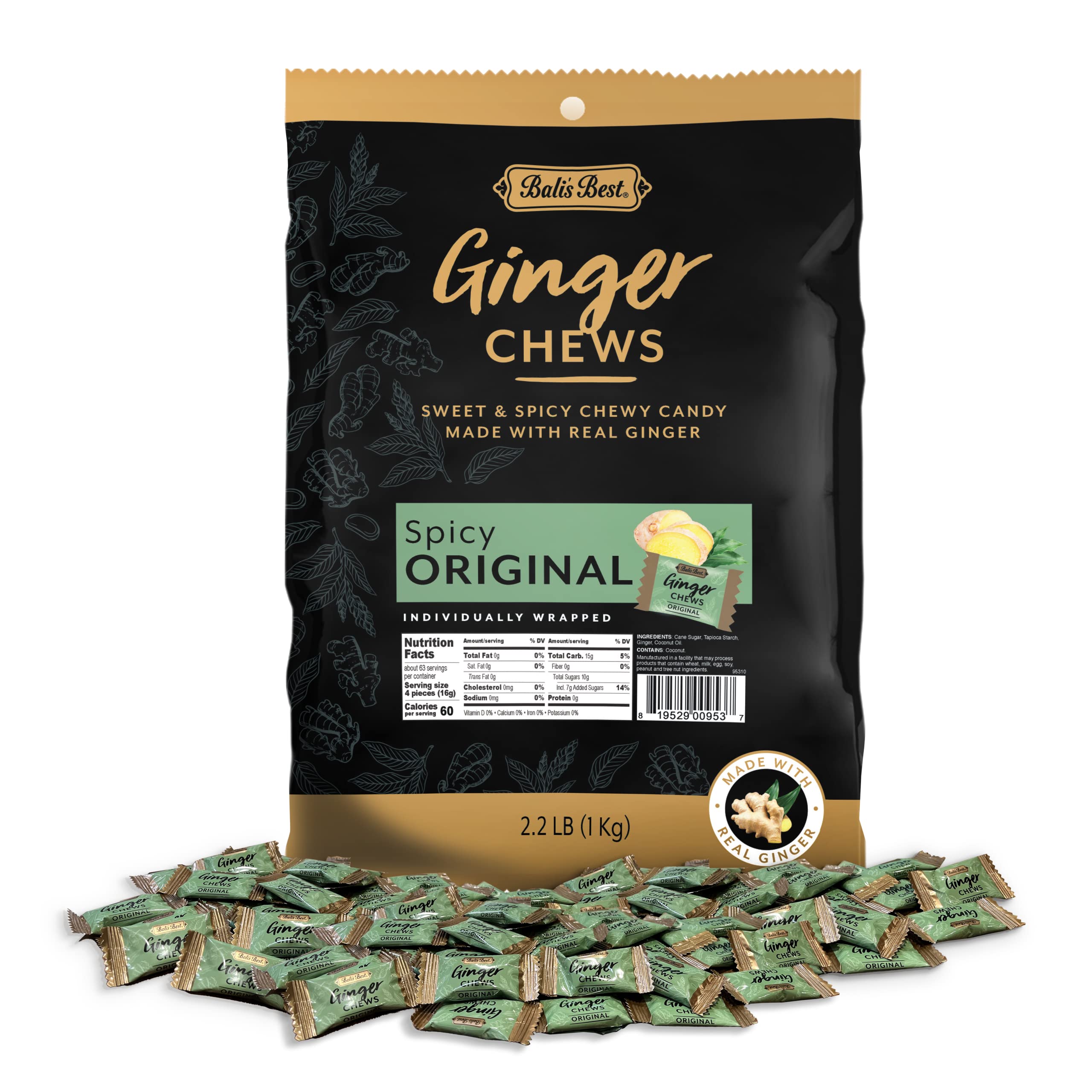 Bali's Best front packaging showing 2.2 lb bag and brand, convenient portioning benefit