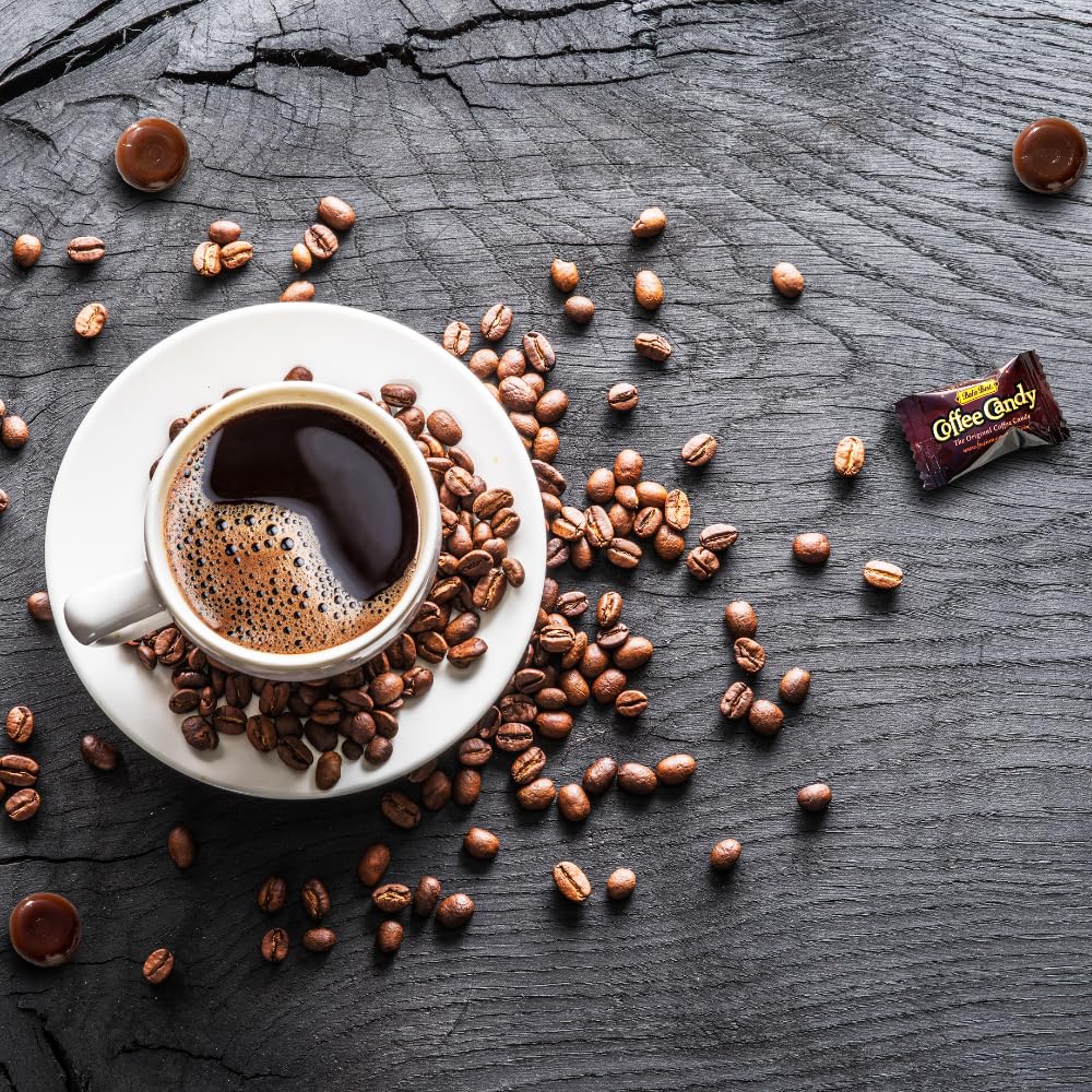 Bali's Best next to a coffee cup for size comparison and portable coffee-flavor benefit