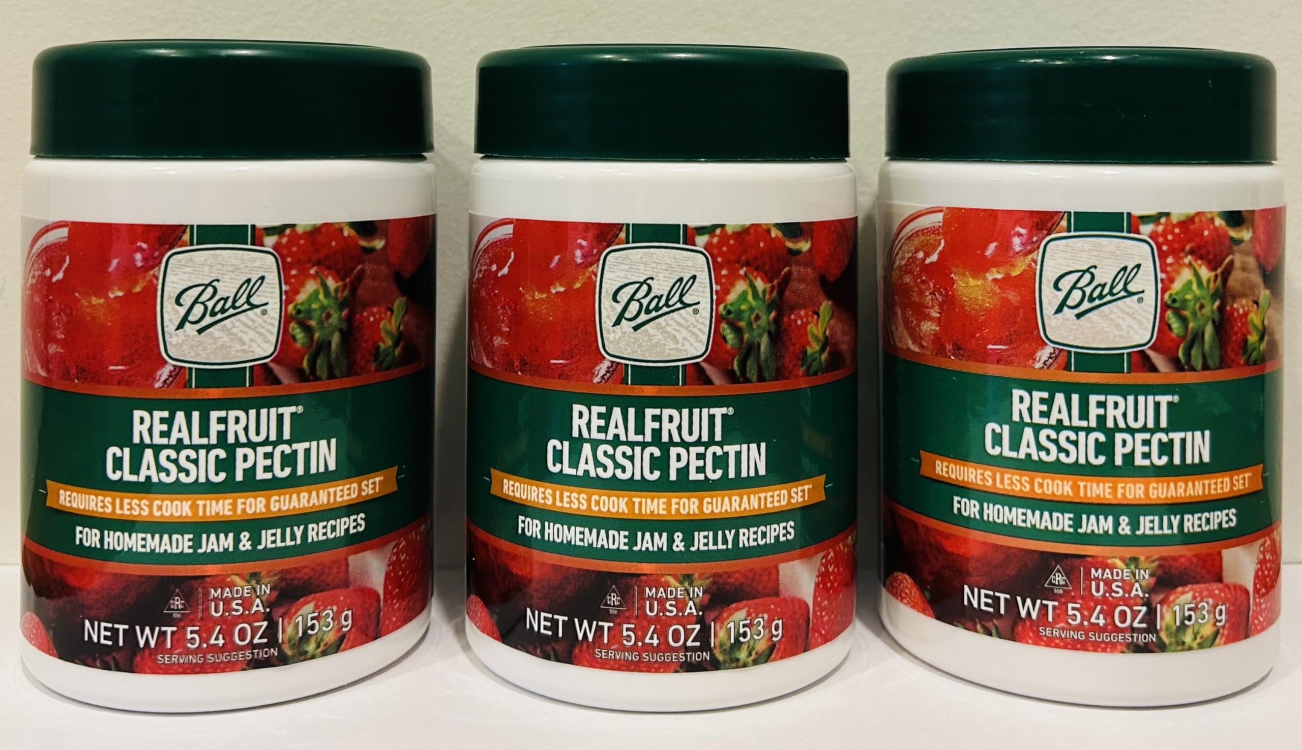 Ball pouch front packaging showing label and size for clear pantry identification