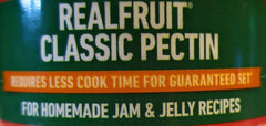 Ball-made mixed fruit jam in jar showing glossy set and vibrant color