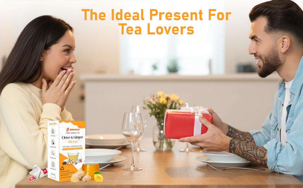 BAMYCO tea with honey and lemon showing customizable flavor