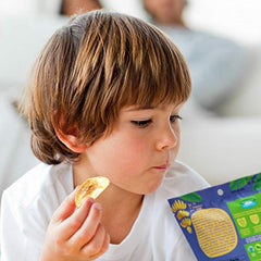 Banana Joe chips sprinkled on yogurt adding crunch and gut-friendly prebiotics