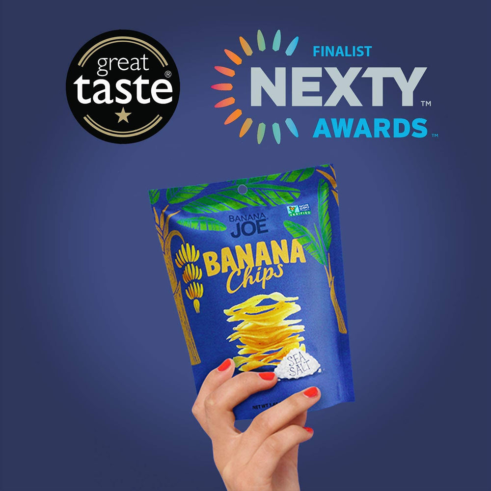 Banana Joe chips in a school lunchbox demonstrating a healthy kid-friendly snack