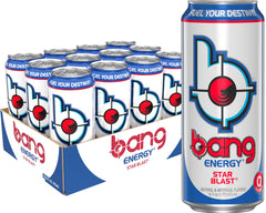 BANG Star Blast front can showing brand and flavor for instant recognition
