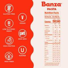 Banza rotini cooked al dente demonstrating texture and sauce cling benefit