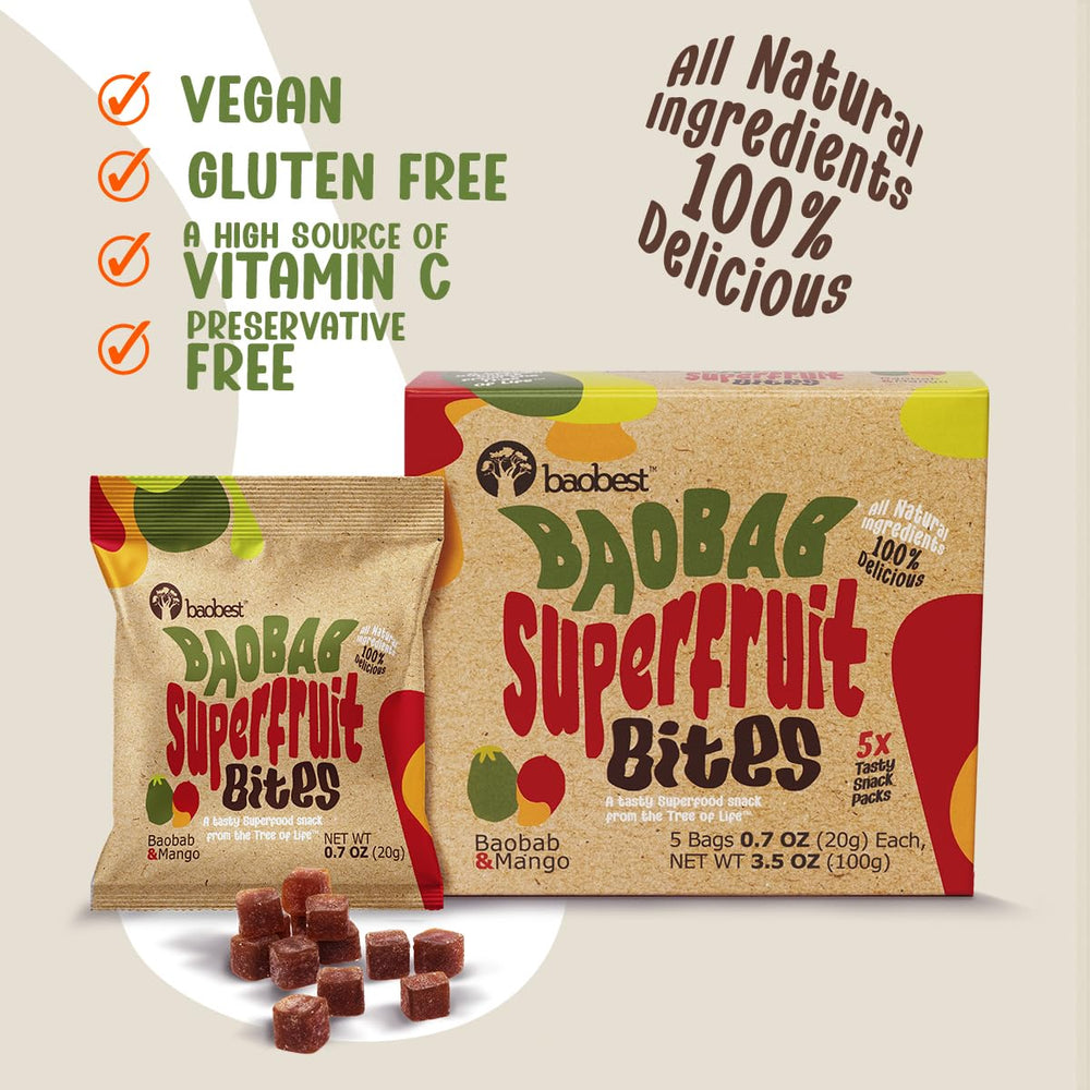 Baobest pack in hand for size comparison showing single‑serve portion control