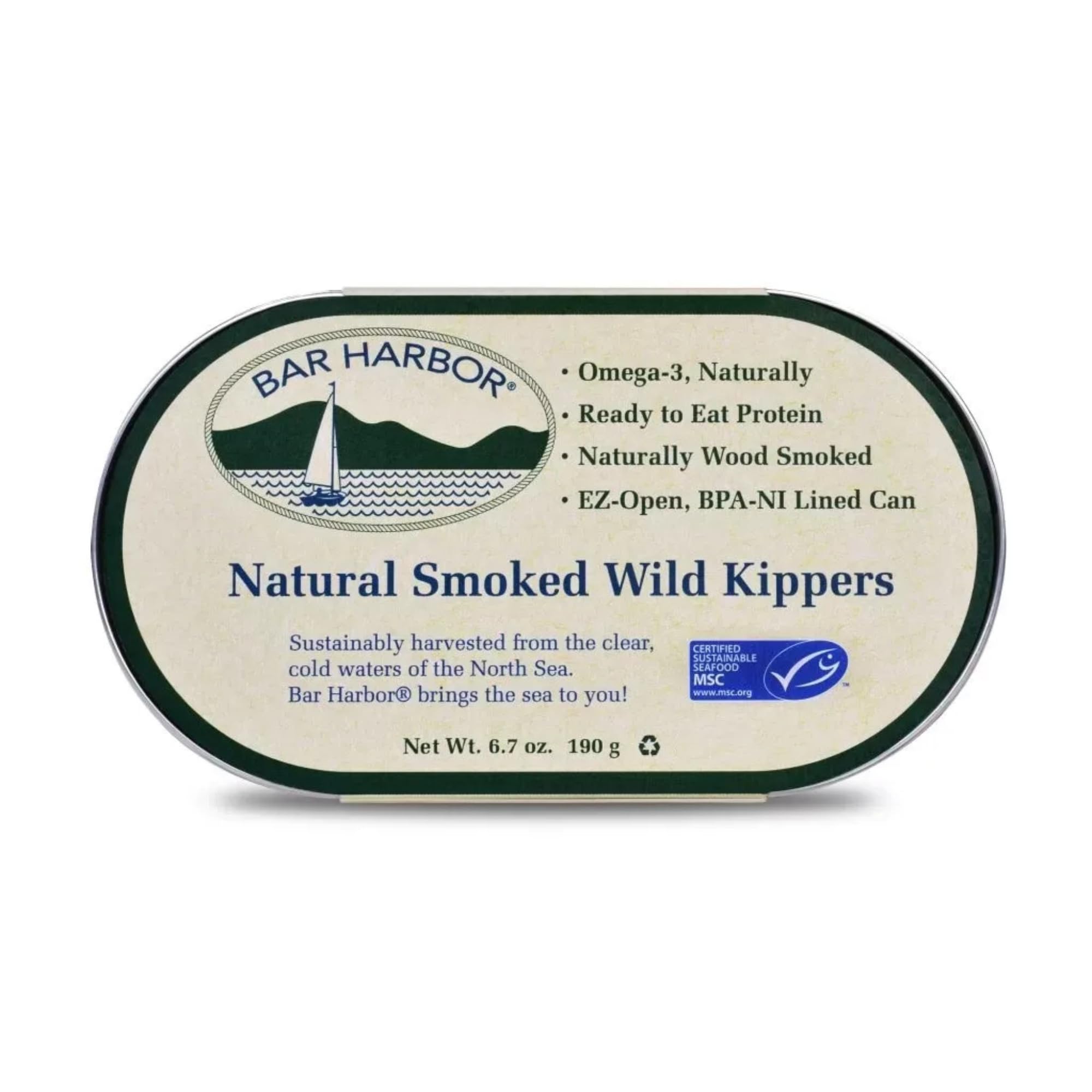 Bar Harbor front can showing label and pack information for quick identification and trust