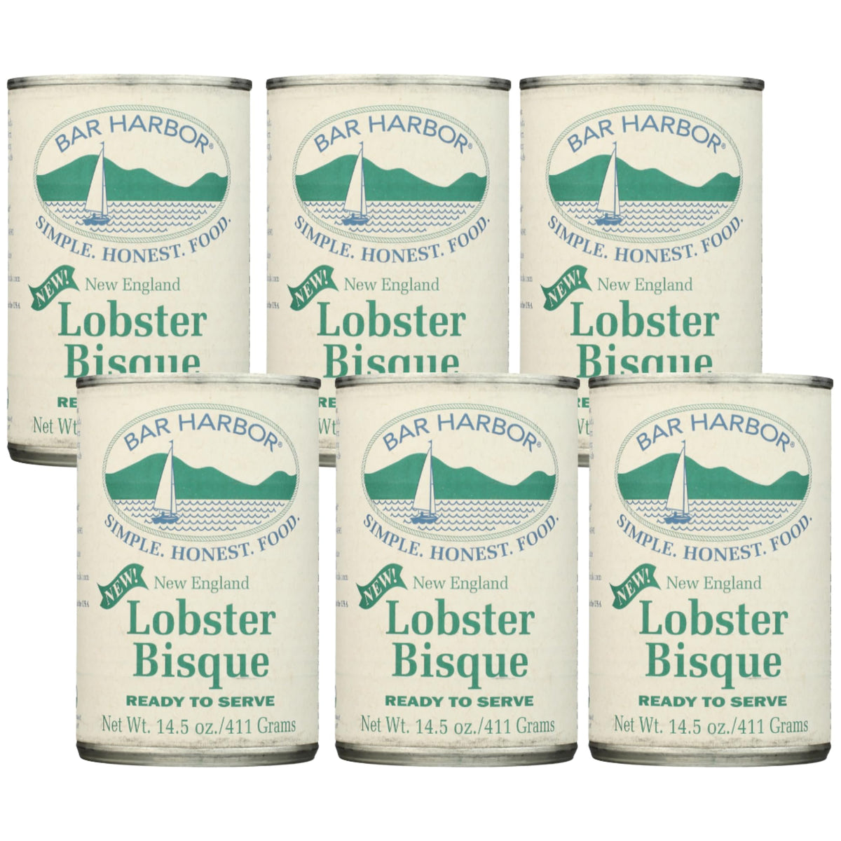 Bar Harbor front of can showing product packaging and convenient 14.5 oz serving