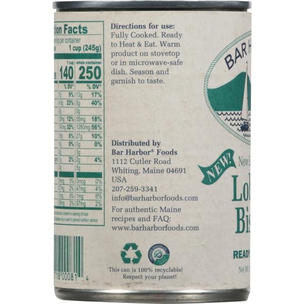 Bar Harbor can next to spoon showing 14.5 oz scale for portion planning