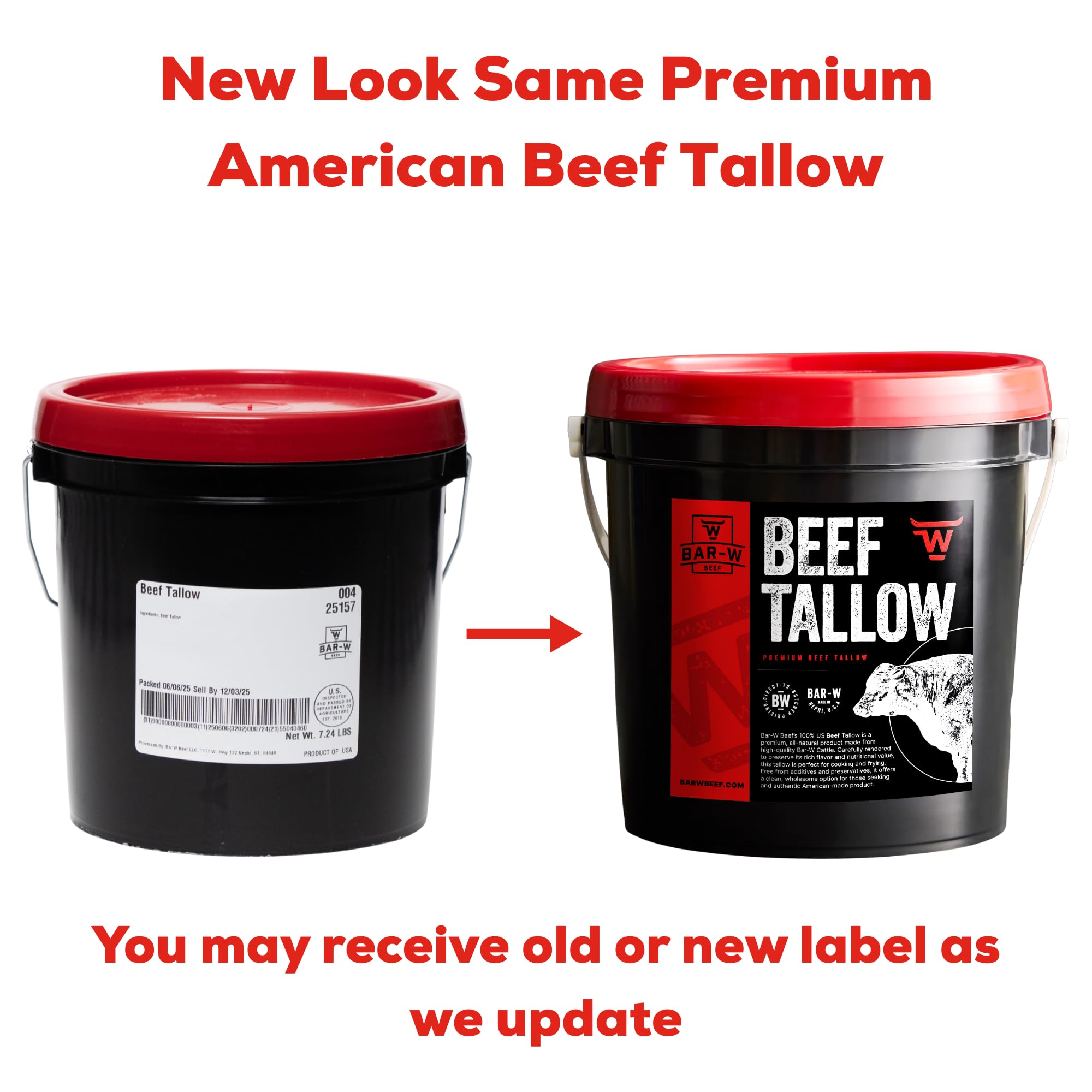 Bar-W Beef close-up of tallow texture illustrating purity and consistent quality benefit