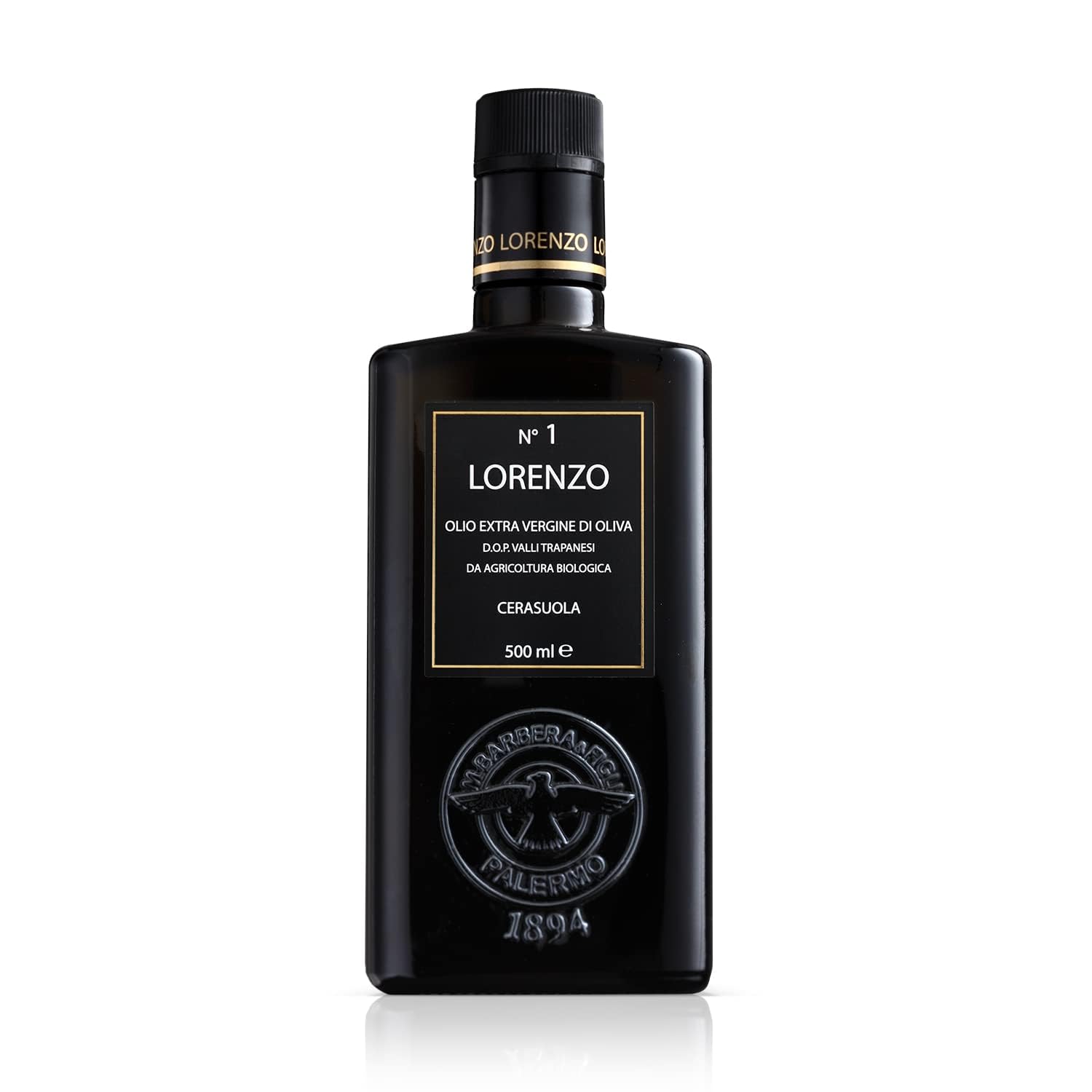 Barbera bottle front view showing premium packaging and fresh flavor