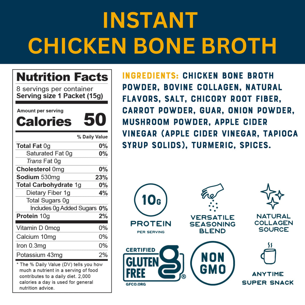 Bare Bones prepared broth in cup offering warm savory hydration