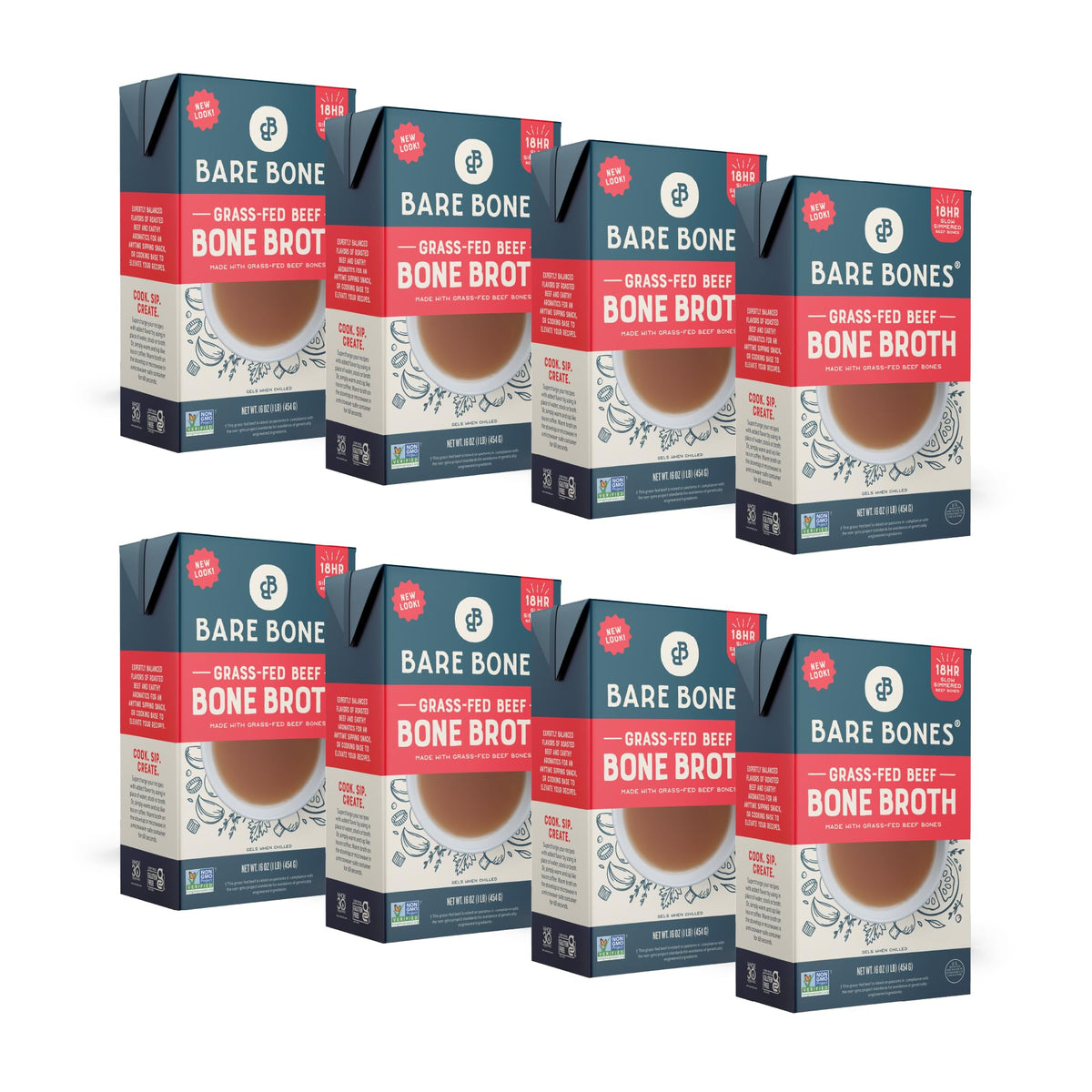 Bare Bones carton front view showing brand and ready-to-pour convenience