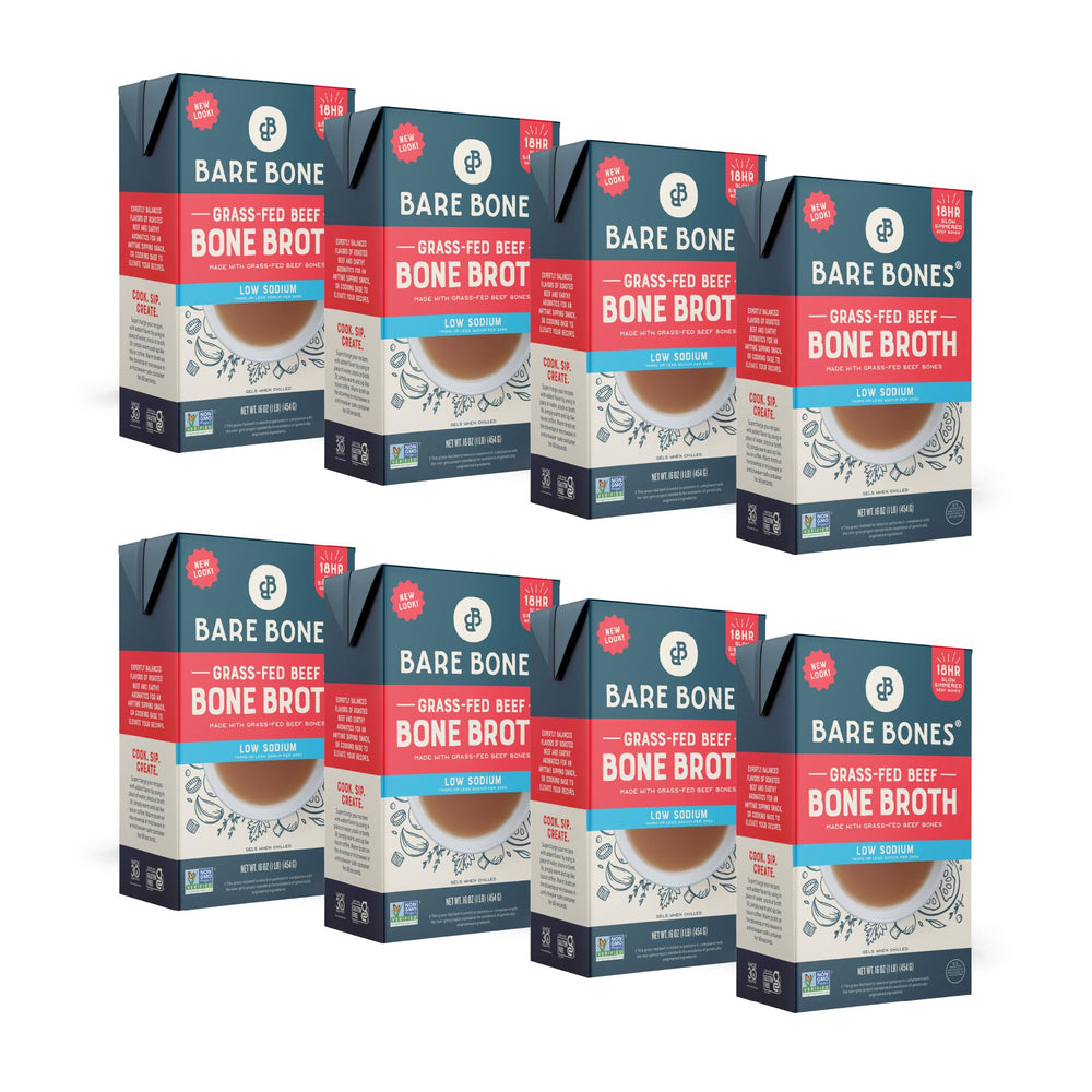 Bare Bones front packaging 16oz showing label and branding benefit of convenience