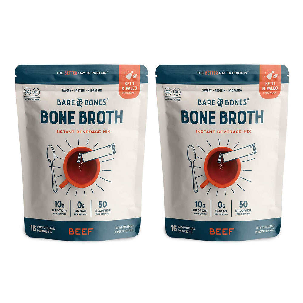 Bare Bones front packaging showing stick packets and ease of use